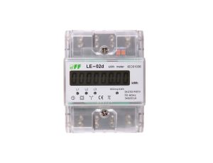 Licznik energii elektrycznej 3-fazowy zgodność z MID 63A 230/400V z wyświetlaczem LCD LE-02D