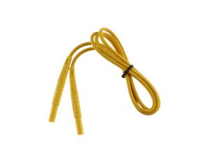 Przewód pomiarowy 1,2m żółty /wtyki bananowe/ WAPRZ1X2YEBB