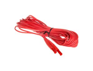 Przewód pomiarowy 10m czerwony /wtyki bananowe/ WAPRZ010REBB