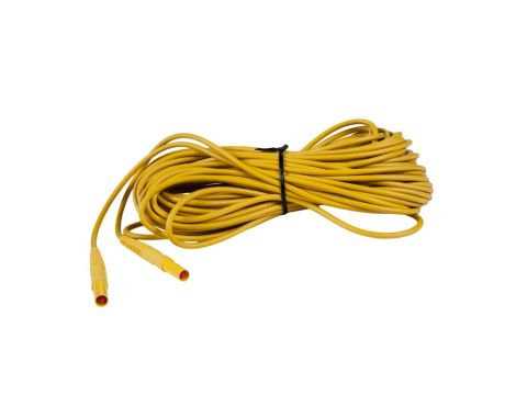 Przewód pomiarowy 20m żółty /wtyki bananowe/ WAPRZ020YEBB