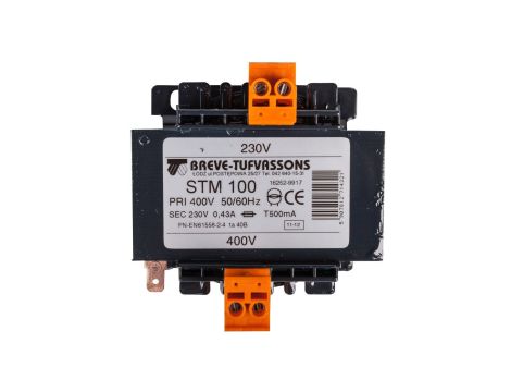 Transformator 1-fazowy separacyjny STM 100 400/230V 0,43A, Ta 40, 16252-9917