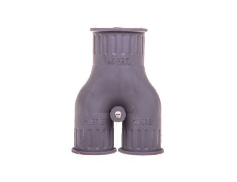 Rozdzielacz Y do węży osłonowych SILVYN KLICK-Y TPE 2x16/1x21 szary 56000150