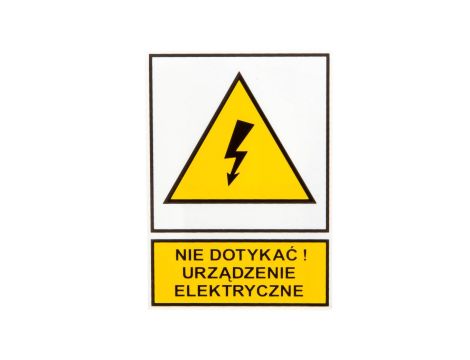 Tabliczka /znak ostrzegawczy/ TZO 74x105P E04TZ-01012120100 /10szt./