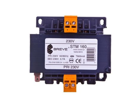Transformator 1-fazowy separacyjny STM 160 230/230V 0,7A, Ta 40, 16252-9916