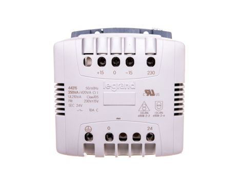 Transformator sterowniczy bezpieczeństwa 250VA 230/24V 044215