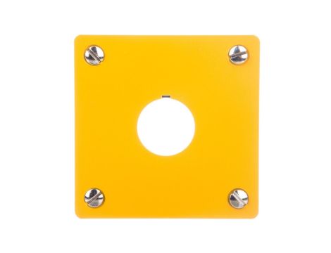 Płyta czołowa do montażu podtynkowego 1-otwór (żółta) 22mm M22-EY1 216542