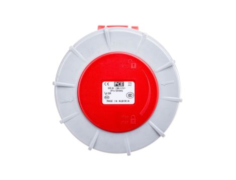 Gniazdo przenośne 63A 4P 400V czerwone IP67 POWER TWIST 234-6