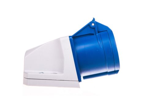 Gniazdo stałe 32A 3P 230V niebieskie IP44 /mała obudowa/ 123-6k