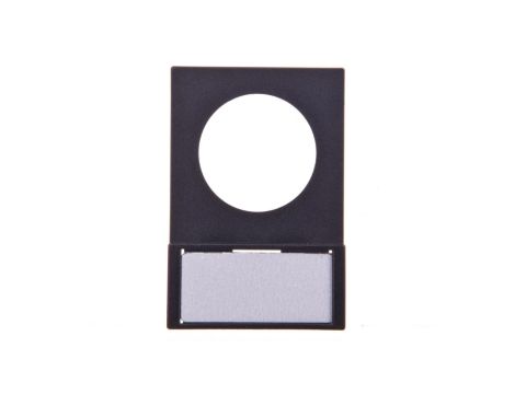 Ramka opisowa czarna prostokątątna bez nadruku Q25TS-02 046185