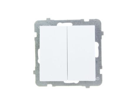 AS Łącznik schodowy + pojedynczy biały ŁP-9G/m/00