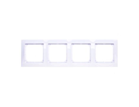 IMPRESJA Ramka poczwórna biała R-4Y/00