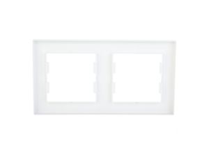 ASFORA Ramka podwójna pozioma biała EPH5800221