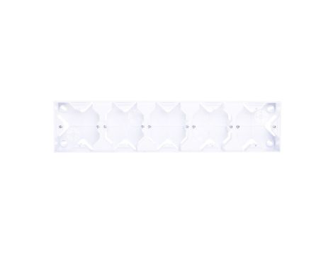 IMPRESJA Puszka natynkowa pięciokrotna biały PNP-5Y/00