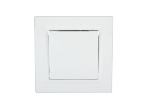 Łącznik Asfora krzyżowy zaciski śrubowe biały z ramką EPH0500321