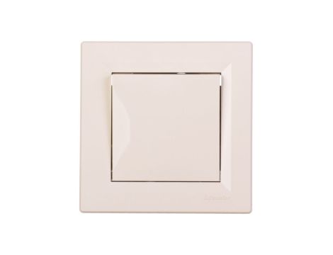 Łącznik Asfora pojedynczy kremowy z ramką EPH0100123