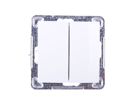 IMPRESJA Łącznik schodowy podwójny biały ŁP-10Y/m/00