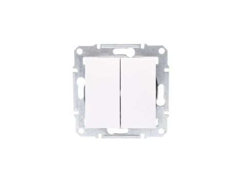 ASFORA Łącznik świecznikowy bez ramki biały EPH0301421