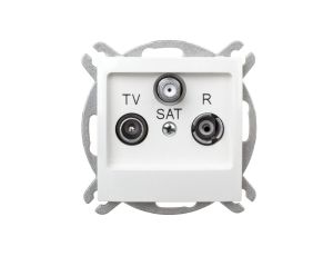 IMPRESJA Gniazdo antenowe RTV-SAT końcowe ecru GPA-YS/m/27