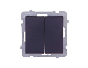 SONATA Łącznik świecznikowy czarny metalik ŁP-2R/m/33