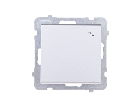 SONATA Łącznik schodowy srebro mat ŁP-3R/m/38