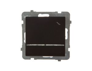 SONATA Łącznik schodowy z podświetleniem czarny metalik ŁP-3RS/m/33