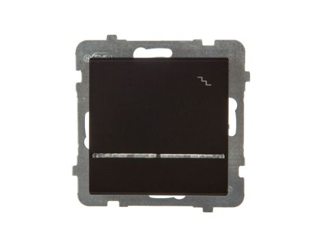 SONATA Łącznik schodowy z podświetleniem czarny metalik ŁP-3RS/m/33