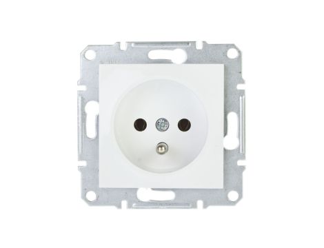 ASFORA Gniazdo pojedyncze z/u bez ramki białe EPH2800721