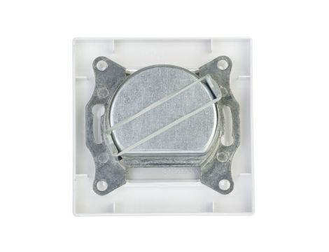 Gniazdo antenowe Asfora TV-SAT przelotowe 8dB białe z ramką EPH3400321