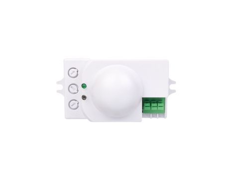 Czujnik ruchu mikrofalowy ROLF JQ-L MW 1200W IP20 zasięg do 8m 360 2–2000lx biały 08820