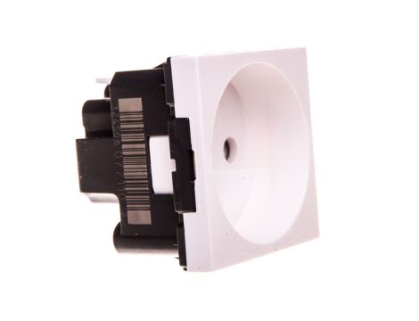 MOSAIC Gniazdo pojedyncze b/u 16A IP20 białe 077110