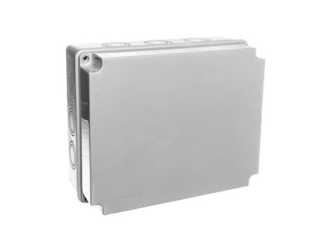 Puszka n/t hermetyczna pusta z osłabieniami 248x198x116 IP65 szara PH-4B.2 28.45