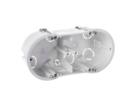 Puszka podtynkowa podwójna 60mm regips biała PKw-2 13.70 /5szt./