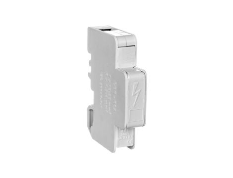 Blok rozdzielczy modułowy 1-biegunowy 60A we: 1x6-35mm wy: 6x2,5-6mm2 szary LBR60A 84326002