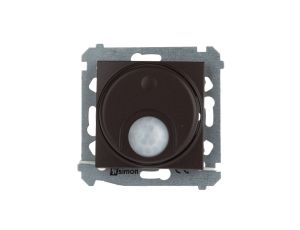 Simon 54 Łącznik z czujnikiem ruchu z przekaźnikiem i zabezpieczeniem brąz mat DCR11P.01/46