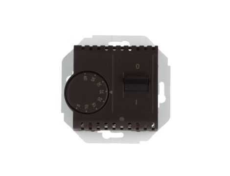 Simon 54 Regulator temperatury z czujnikiem zewnętrznym brąz mat DRT10Z.02/46