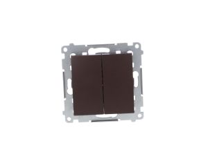 Simon 54 Łącznik świecznikowy, szybkozłącza, brąz mat DW5.01/46