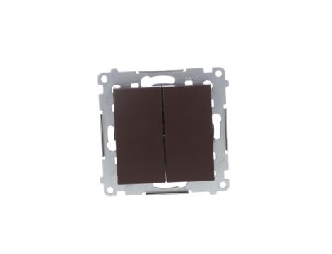 Simon 54 Łącznik świecznikowy, szybkozłącza, brąz mat DW5.01/46