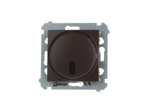 Simon 54 Ściemniacz naciskowy zdalnie sterowany 20–500W brąz mat DS13T.01/46