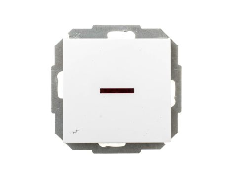 Sentia Łącznik schodowy 10A z podświetleniem biały 1425-10