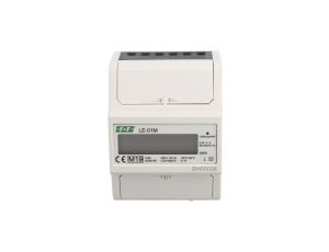 Licznik energii elektrycznej zgodność z MID 1-fazowy 100A 230V RS-485 MODBUS RTU wyświetlacz LCD LE-01M