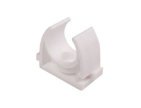 Uchwyt otwarty do rur gładkich U 20 biały 68037 /100szt./
