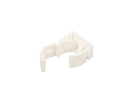 Uchwyt zamknięty do rur 16mm biały UZE-16 /100szt./