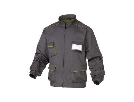 Bluza Panostyle z poliestru i bawełny szaro-zielona XL M6VESGRXG