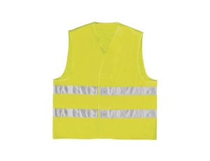 Kamizelka ostrzegawcza XXL żółta fluorescencyjna GILP2JAXX