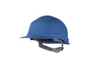 Hełm budowlany z polietylenu niebieski regulowany 440 VAC ZIRC1BL