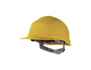 Hełm budowlany z polietylenu żółty regulowany 440 VAC ZIRC1JA