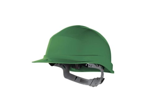 Hełm budowlany z polietylenu zielony regulowany 440 VAC ZIRC1VE