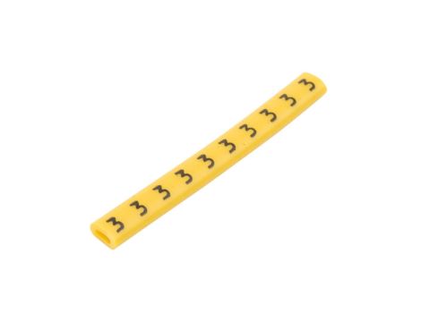 Oznacznik przewodów OZ-0/3 żółty E04ZP-01020100400 (100szt.)