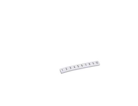 Oznacznik DK 1/Z5 /1-10/ biały 89278006 (100szt.)