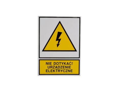 Tabliczka /znak ostrzegawczy/ TZO 105X148P /N.D.U.E./ E04TZ-01012130100 /10szt./